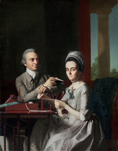 Portrait of Mr. and Mrs. Thomas Mifflin (Sarah Morris) by John Singleton Copley